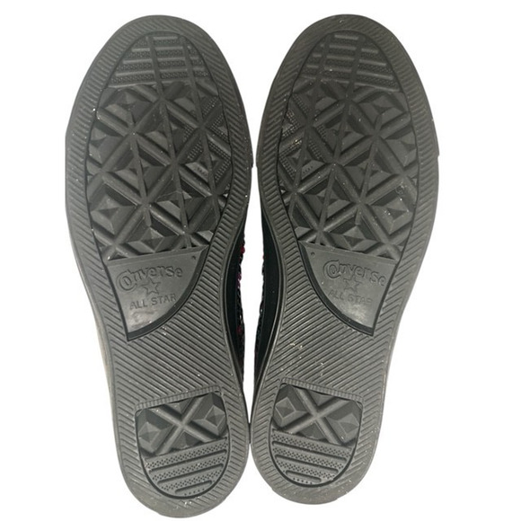 Converse CTAS Sneakers Women 10.5 Colorful Sequins Bling High Athletic 562443C - Picture 5 of 9